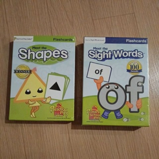 preschool prep 英文閃卡 meet the shapes meet the sight words童書