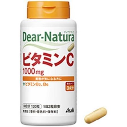 日本 Asahi朝日 Dear-Natura 維他命C 60日