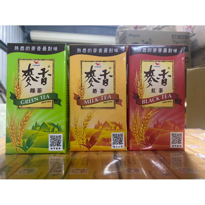 【飲料】現貨🙂統一麥香綠茶/奶茶/紅茶 300ml