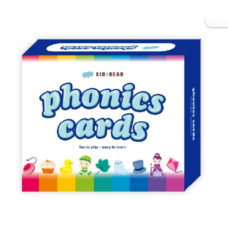 自然發音遊戲字卡 Phonics Cards搭配KIDSREAD點讀筆(從小培養英文素養)