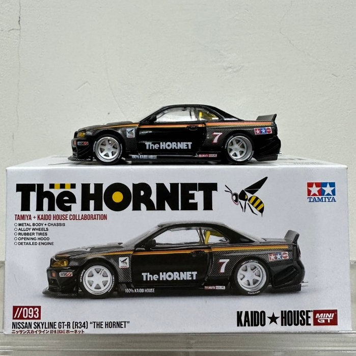 泡泡TOYS Kaido House x MINI GT Nissan Skyline GTR R34 093 小蜜蜂