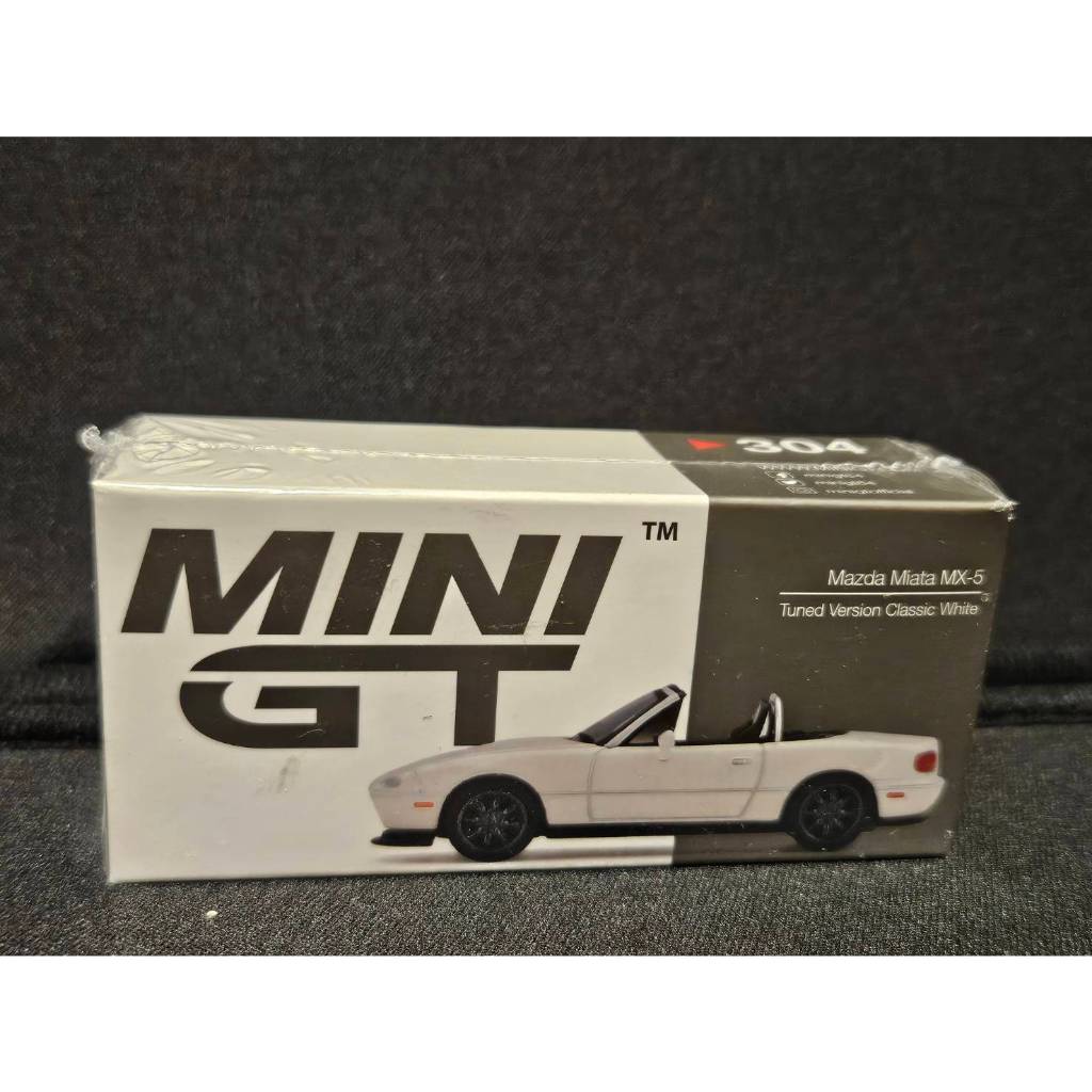 【模型娜】Mini GT 1/64 Mazda Miata MX-5 (NA) Tuned 白 #304
