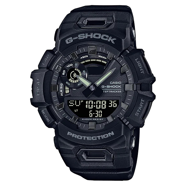 時計屋 G-SHOCK GBA-900-1A 雙顯男錶 藍牙手機連線 運動計步 膠質錶帶 防水 防震 GBA-900