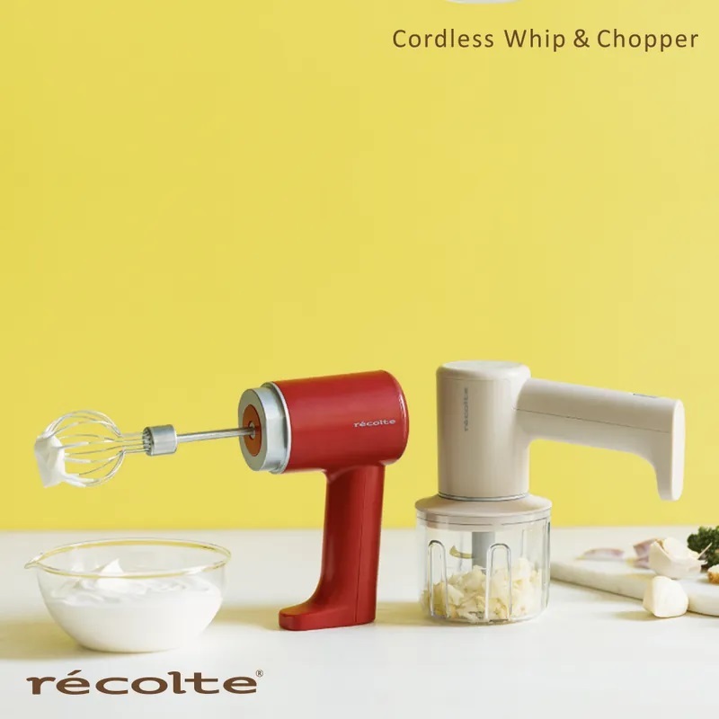 【日本recolte 麗克特】Cordless 手持攪拌調理機-共2色《WUZ屋子-台北》調理機 攪拌機 打蛋器 烘培