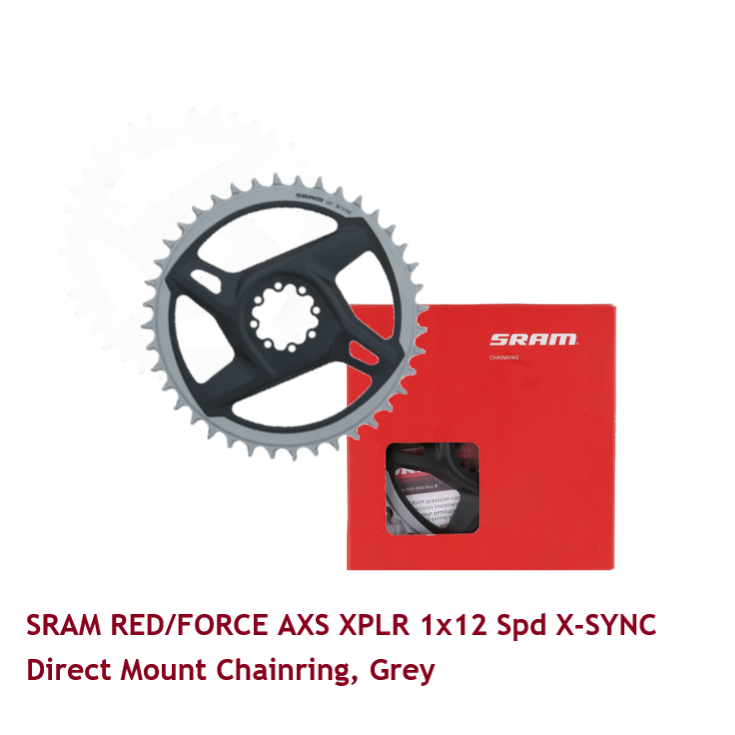 SRAM 公路齒片 RED/FORCE AXS 1x12速 X-SYNC 8孔 DM 直鎖式 灰色