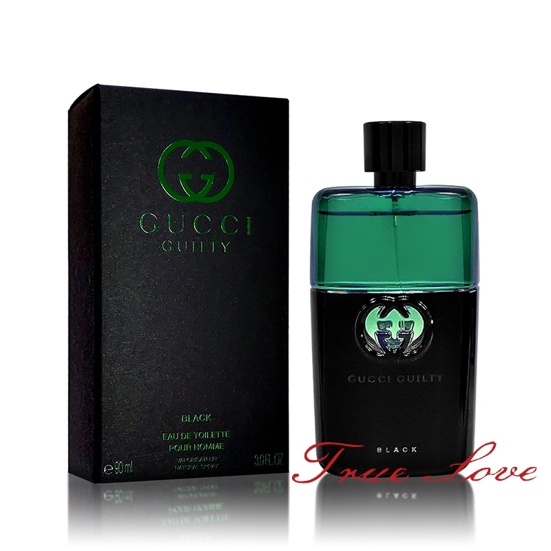 GUCCI Guilty Black 罪愛夜男性淡香水 90ML【岡山真愛香水化妝品批發館】