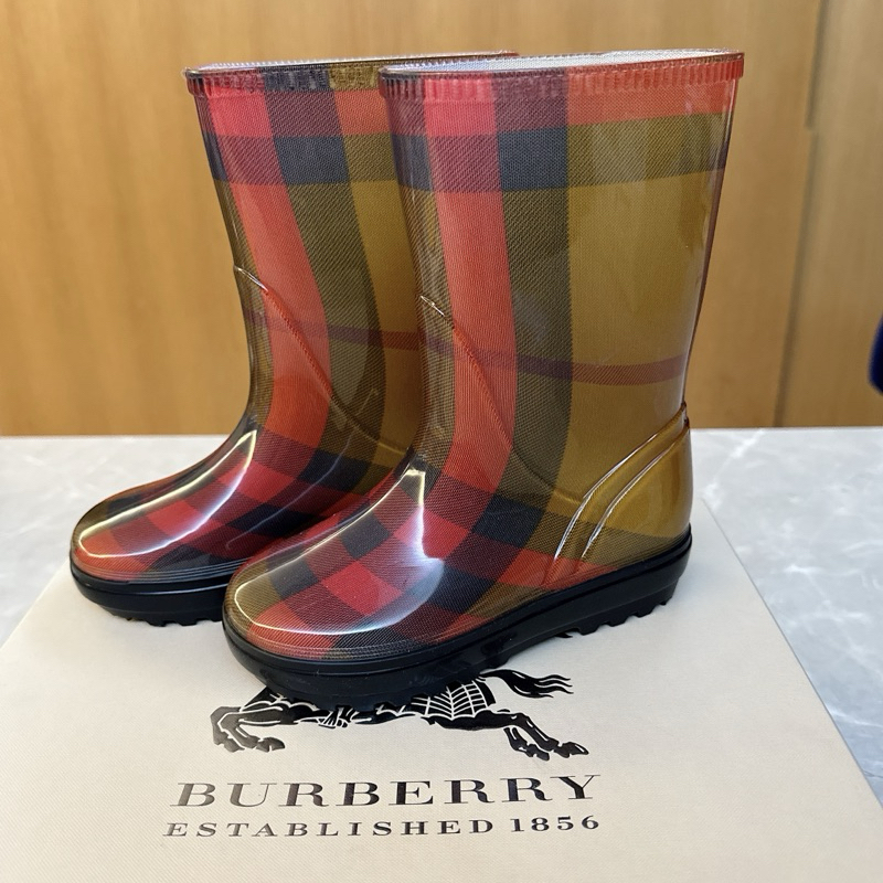 Burberry兒童雨靴（全新二手正品）