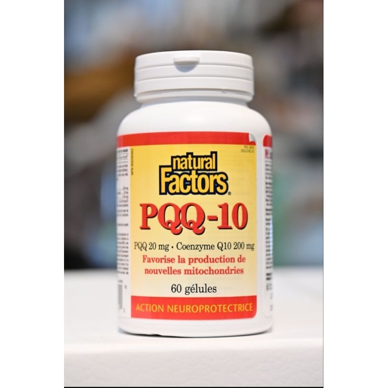 Natural Factors PQQ-10 PQQ 20 毫克 • 輔酶 Q10 200 毫克 60 粒軟膠囊