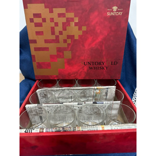 ‼️全新‼️收藏品🔺三得利SUNTORY 威士忌酒杯12入