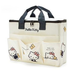 Sanrio 三麗鷗 尼龍多口袋收納提袋 L Hello Kitty
