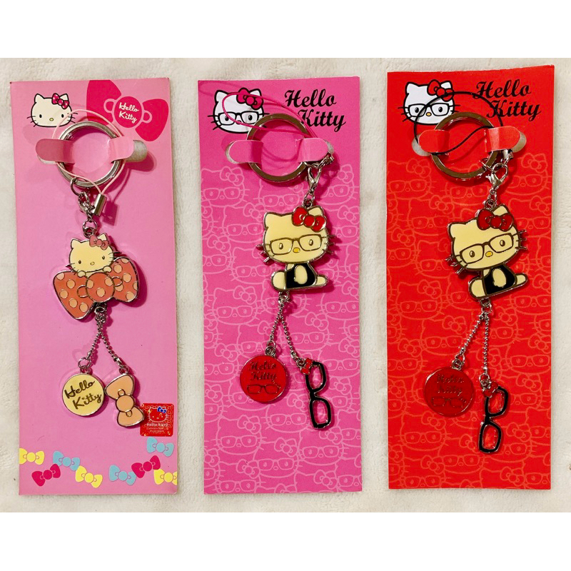 三麗鷗Hello Kitty二代鋅合金吊飾/鑰匙圈  市價$125