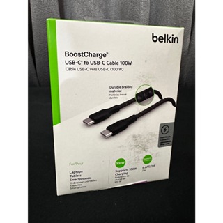 Belkin Braided USB-C 2.0 100W 傳輸線2M-黑