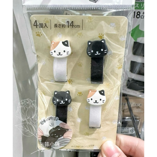 米菲小舖🍎日本帶回 貓咪造型 充電線收納 四入 集線器 14