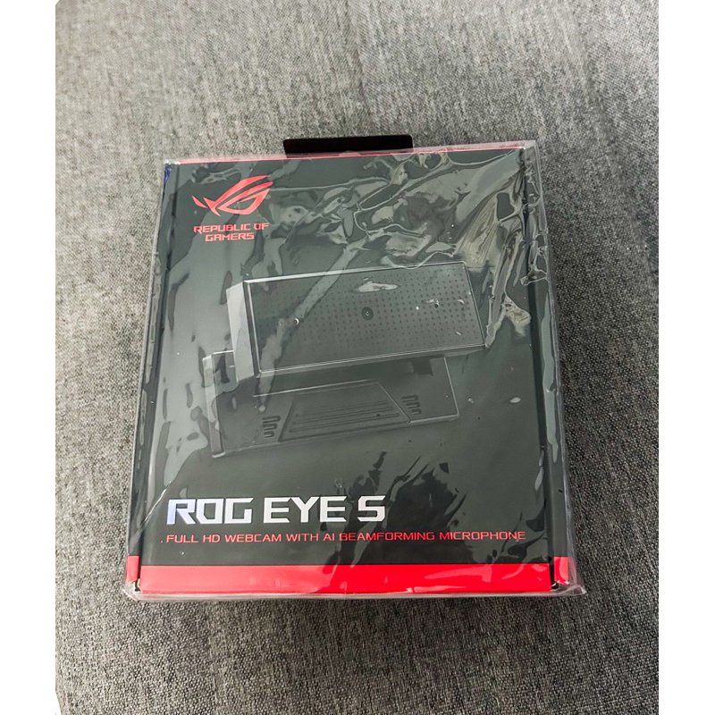 ROG EYE S 網路攝影機/1080P 60FPS/自動曝光與對焦/光線校正/降噪麥克風/折疊式設計