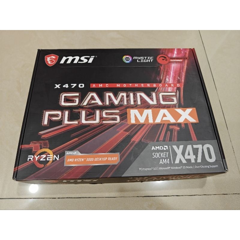 微星 msi x470 gaming plus max