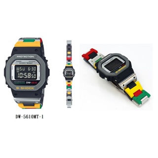 【KAPZZ】G-SHOCK 光彩風華耐衝擊數位不鏽鋼腕錶 DW-5610MT-1