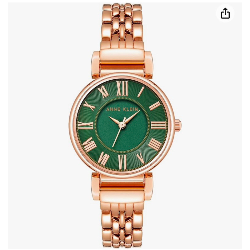 預購🔥限時特價 隨時改價格‼️美國🇺🇸代購Anne Klein 羅馬氣質腕錶 多種顏色 翡翠綠 玫瑰金手錶 正品 超好看