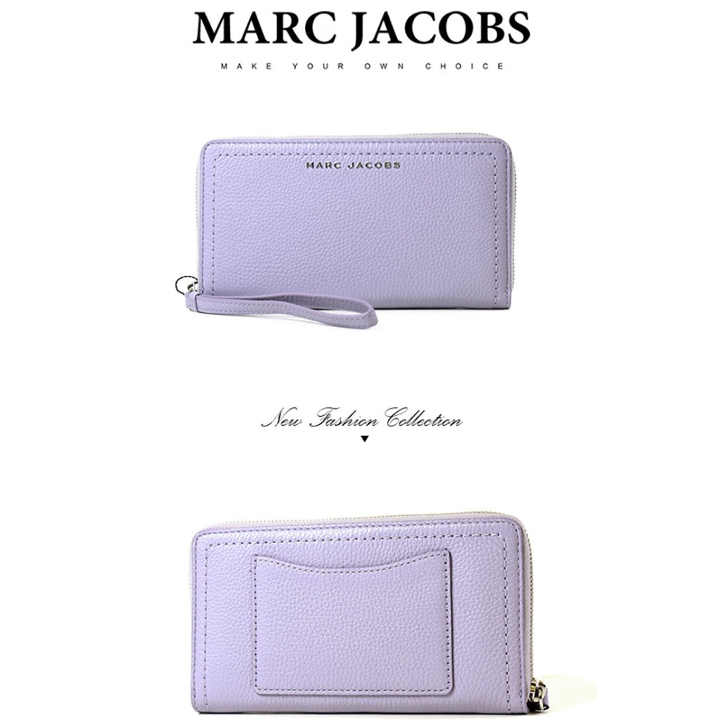 Marc Jacobs 荔枝皮 收納包 長夾 紫色