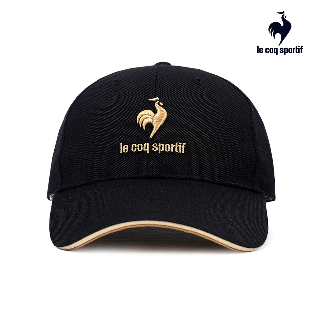 【LE COQ SPORTIF 法國公雞】棒球帽-男女款-黑色-LWS03302