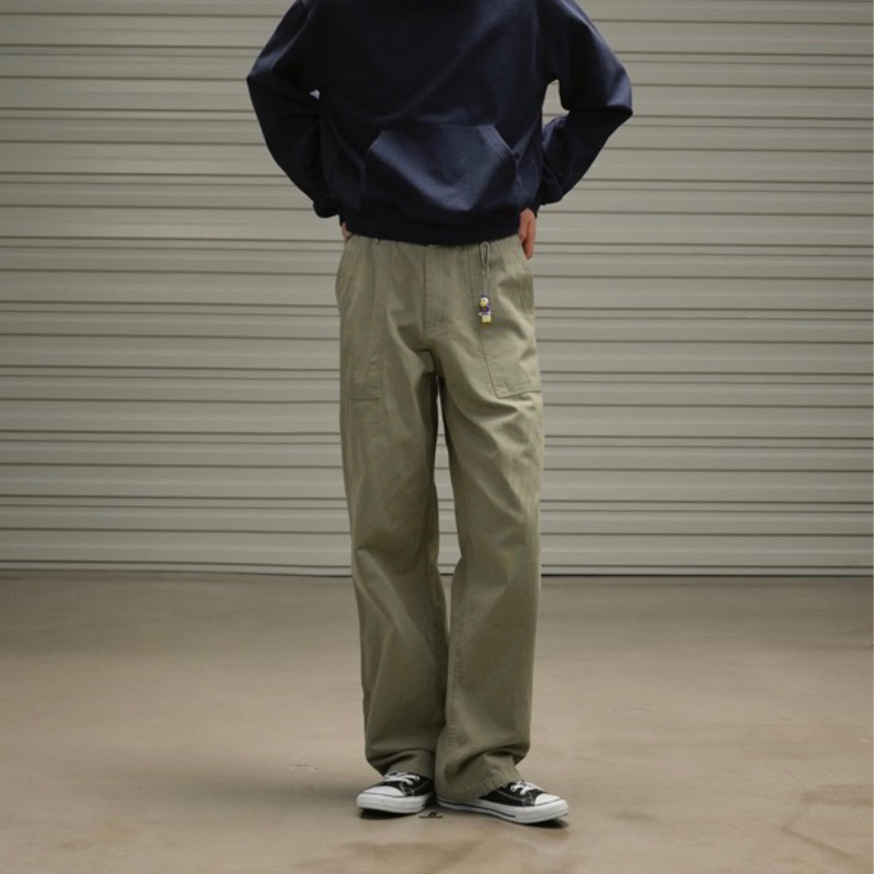 美軍越戰軍服改良💣 OG-107 美式復古 工裝長褲 貼和口袋 休閒褲 直筒 Amekaji