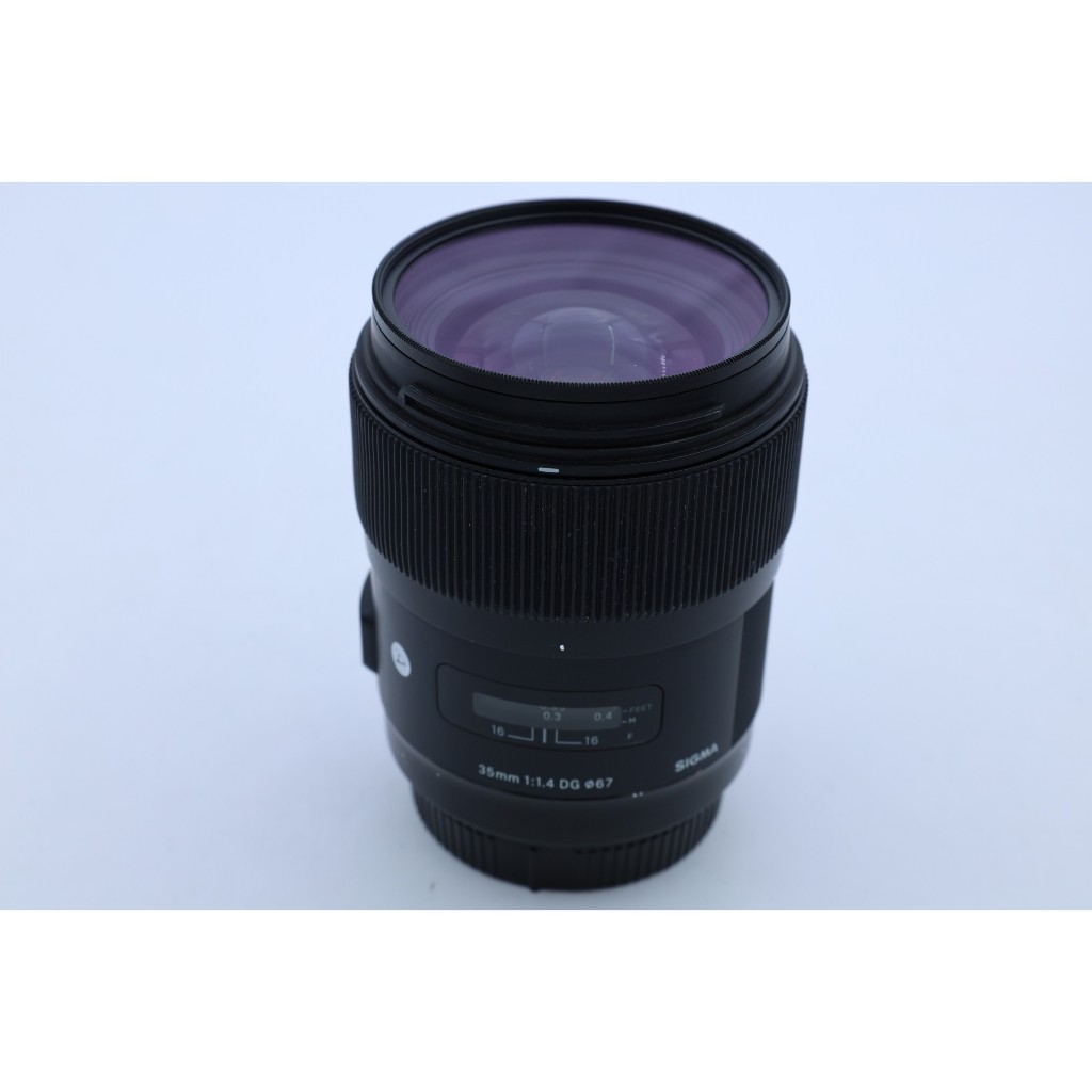 【明昌】【中古二手】SIGMA 35mm F1.4 For CANON EF 相機用 8成新 請看說明 中古2手 有發霉