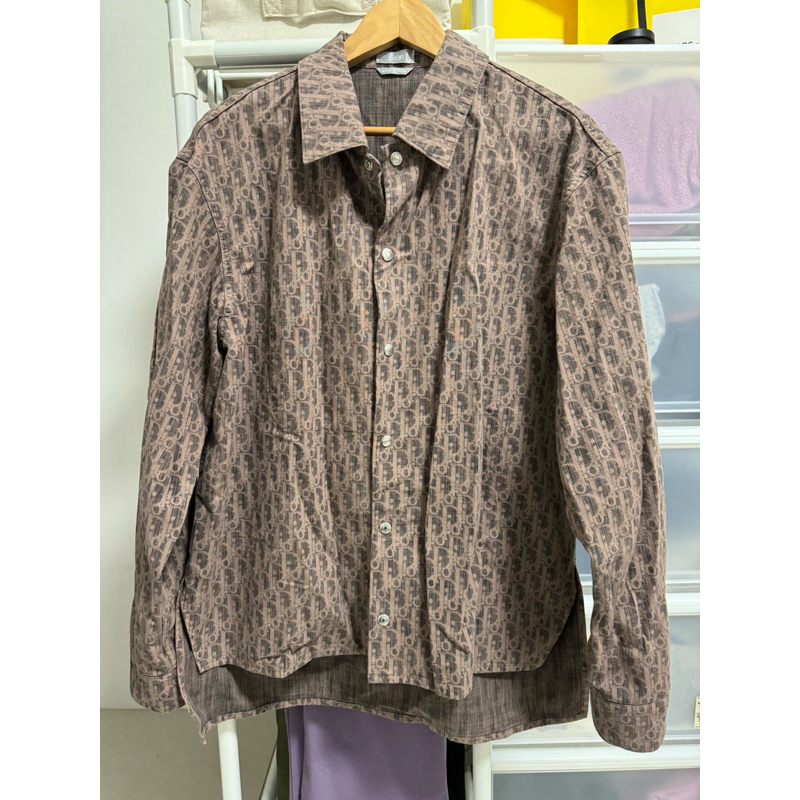 DIOR 迪奧 22SS Oblique Cotton Denim Overshirt 長袖襯衫