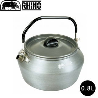 【大山野營-露營趣】犀牛 RHINO K-55 鋁合金造型茶壺 0.8公升 鋁合金茶壺 咖啡壺 燒水壺 炊具 露營 野營