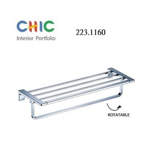 衣毛巾毛巾架 CHIC 喜客 223.1160 置物架 可摺疊