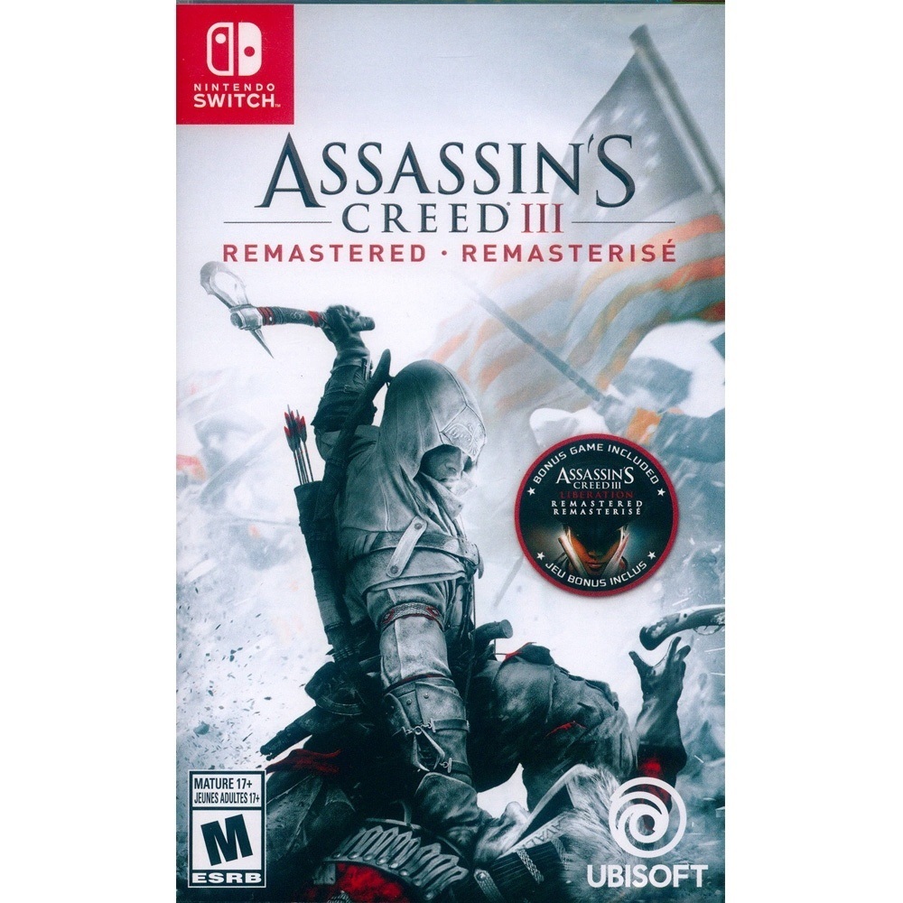 Nintendo Switch 刺客教條 3 重製版 Assassin's Creed III 美版中文