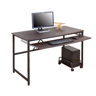 《DFhouse》艾力克多功能電腦桌+主機架-120CM寬大桌面 書桌 電腦桌 辦公桌 會議桌 無銳角設計.