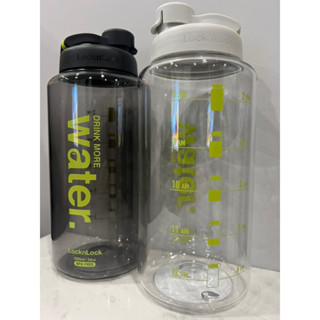 🔥LocknLock🔥現貨+🦐發票🔥樂扣樂扣Active Helper 水壺 黑/灰 -1000ml 水瓶 水杯 運動的