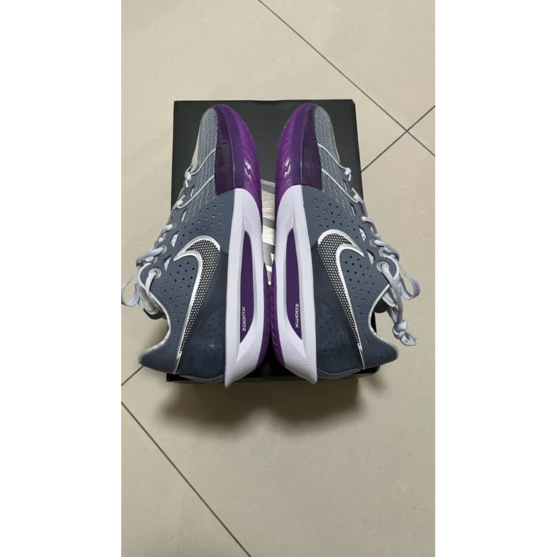 Nike gt cut 3 （灰/紫）US10.5/籃球鞋/全新
