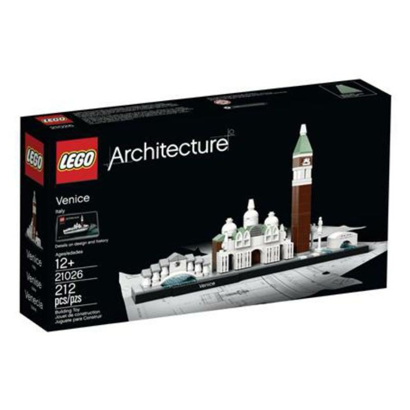 二手已組 Lego Architecture 21026 Venice 樂高經典建築系列 威尼斯 有盒有書