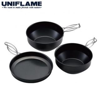 UNIFLAME 輕便鍋具三件組【露營狼】