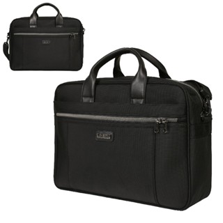 【YESON】臺灣製多功能15吋電腦公事包-黑色