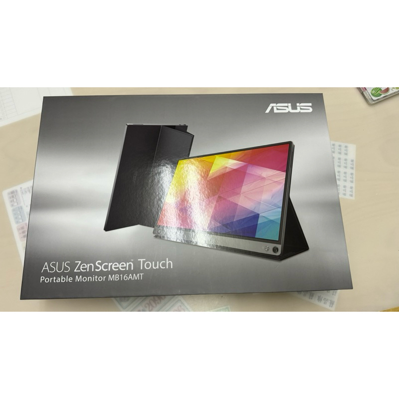 ASUS 華碩 ZenScreen Touch MB16AMT 16型 內建電池 USB-C 可攜式觸控螢幕