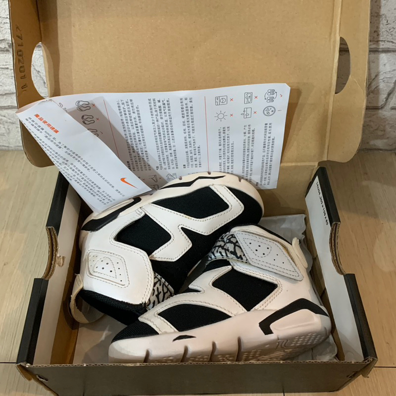 Jordan 6 RETRO LITTLE FLEX TD CT4417-100 小童鞋 Nike 7c 13cm 黑白