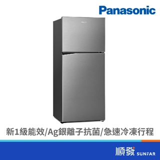 Panasonic 國際牌 NR-B421TV-S 422L 雙門 冰箱 變頻 無邊框 晶漾銀