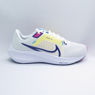 NIKE DV3854105 W AIR ZOOM Pegasus 40 女慢跑鞋 白x藍粉【iSport愛運動】