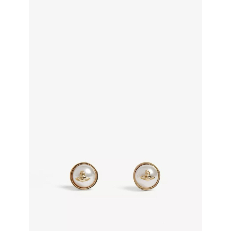🇬🇧Vivienne Westwood Olga 珍珠土星耳環