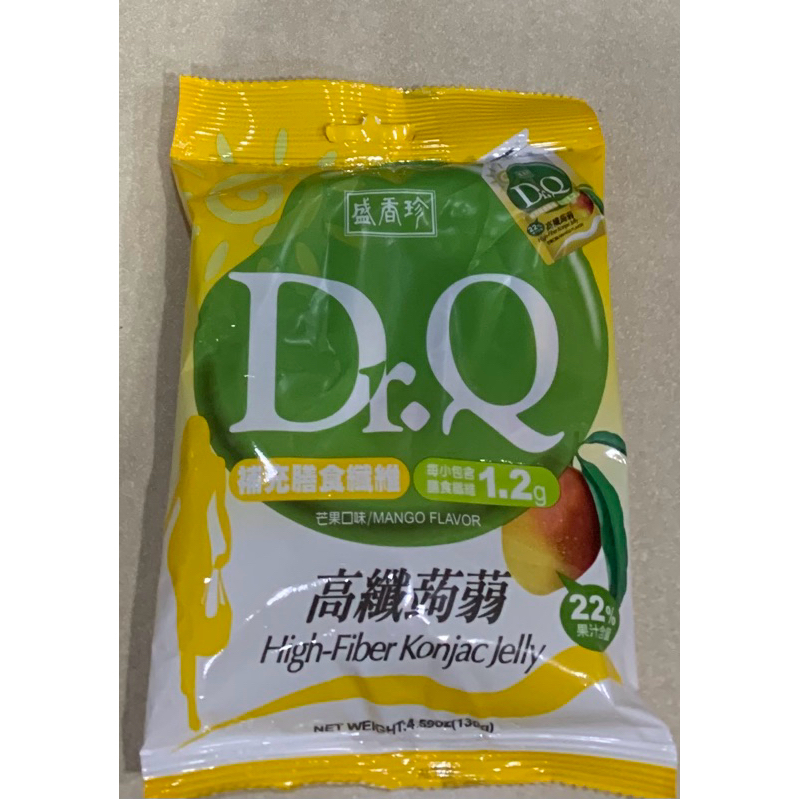 （特價）盛香珍Dr.Q 高纖蒟蒻-芒果口味130g
