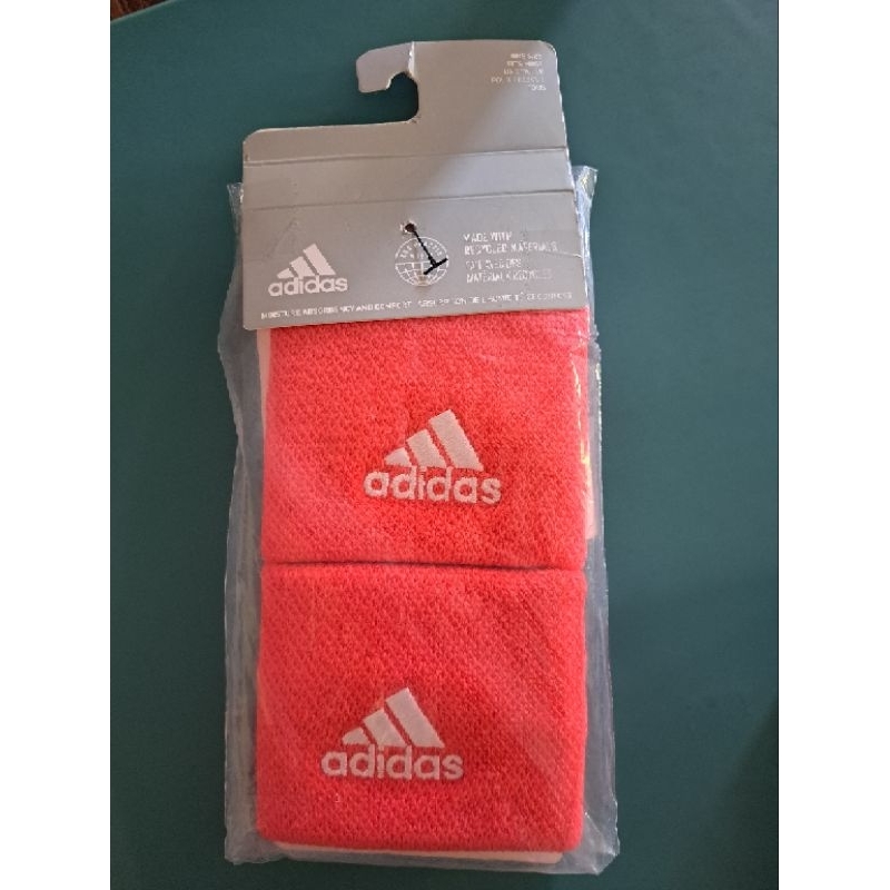 Adidas粉色護腕2入