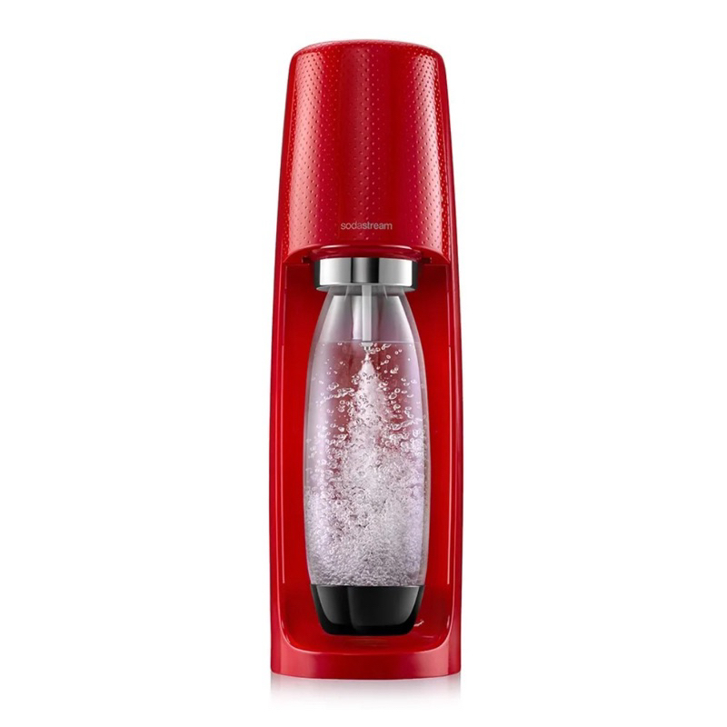 Sodastream 時尚風自動扣瓶氣泡水機Spirit(紅)