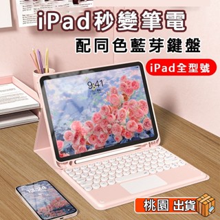 【一年保固】iPad鍵盤 保護套 藍芽鍵盤注音倉頡巧控無線air5/4平板殼9/10代pro11吋保護殼磁吸