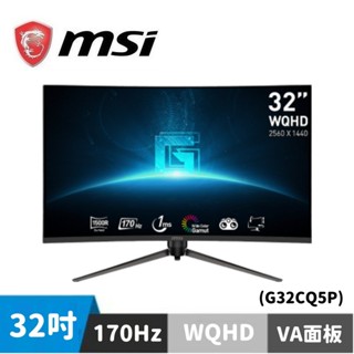 MSI 微星 G32CQ5P 32型 HDR曲面電競螢幕