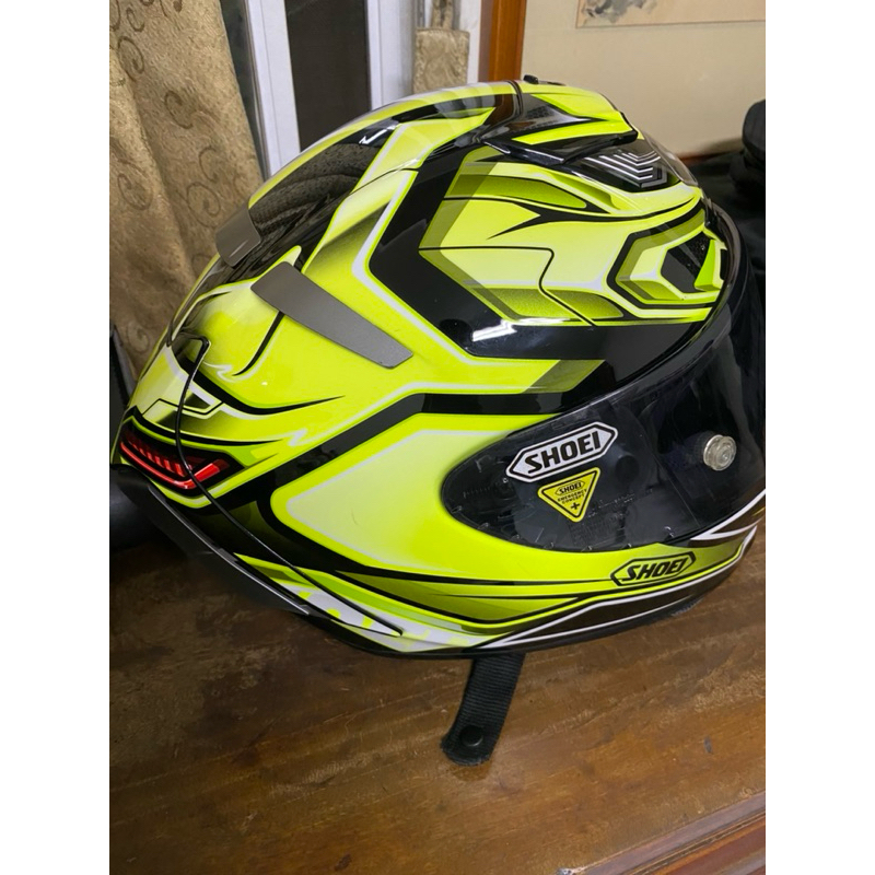 SHOEI X-14安全帽 二手 可交流半罩 4/3