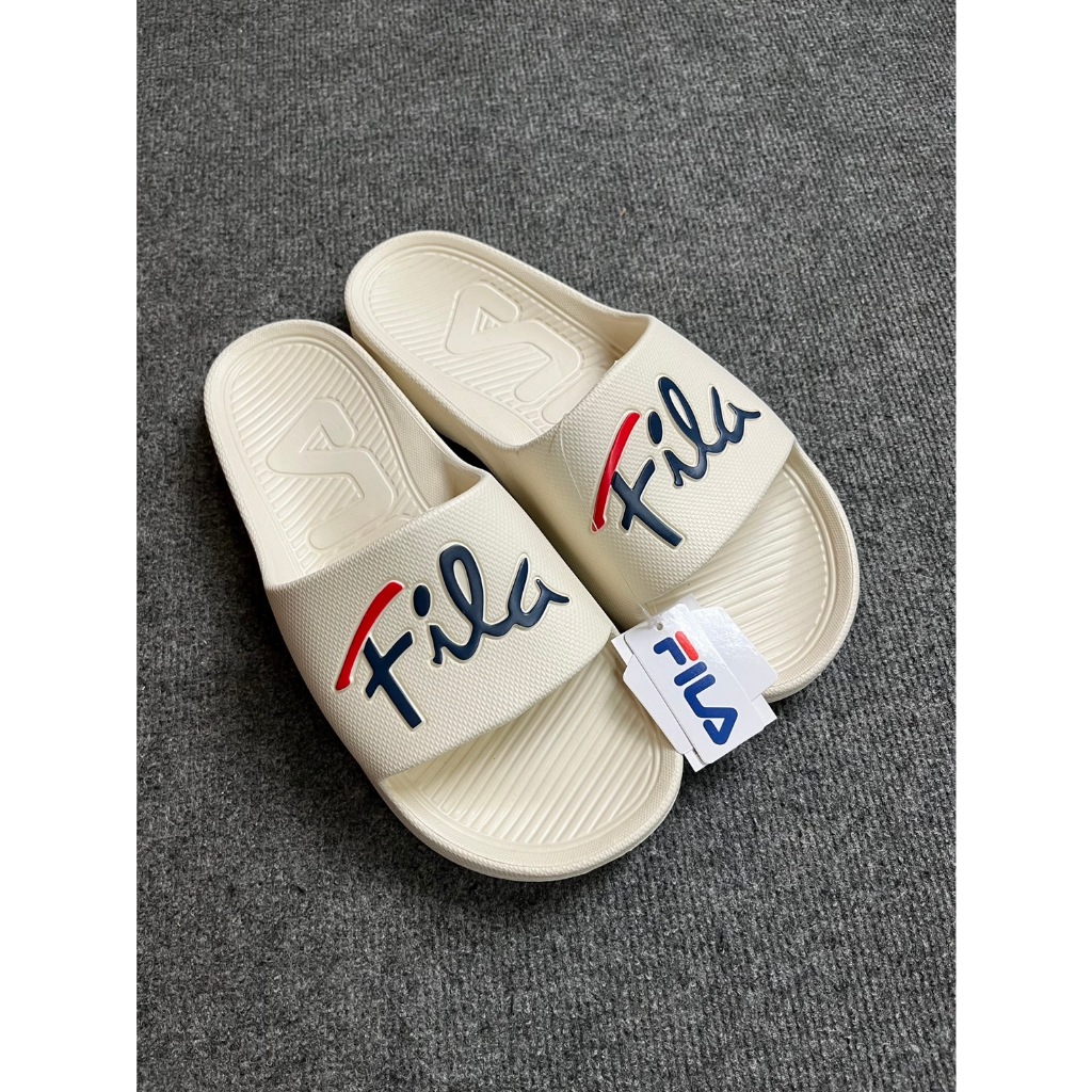 【TACKSTHGOOD】FILA Sleek Slide 2 草寫LOGO拖鞋 XL-28cm