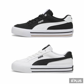 PUMA 女 休閒鞋 COURT CLASSIC VULC FS 黑白 -39635302 39635303