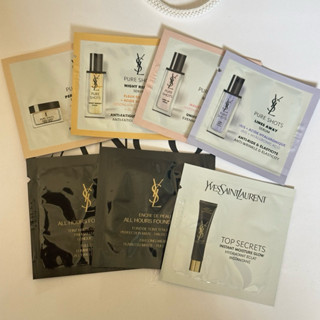 ysl 試用包 體驗包 仙人掌精華 午夜粉底液 舒芙蕾 水凝露 澎潤精華 嫩白精華 恆久完美無暇粉底 1ml