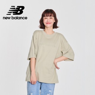 【New Balance】 NB 寬鬆短袖上衣_女性_綠色_WT41555OVN